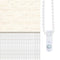 vidaXL - Zebra - rolgordijn - 100x200 - cm - stofbreedte - 95,9 - cm - marmerbeige