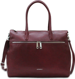 Gigi Fratelli Dames Leren Laptoptas 15 inch Romance Business ROM8006 Rubino