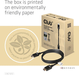 Club3D CAC-1372 - HDMI-kabel - 10K UHD 8K UHD 2.00 m Zwart