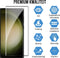 Podec Samsung Galaxy S23 Ultra - Screenprotector - Gehard Glas - Set van 3