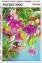 Legpuzzel 1000 stukjes - Bloemen en Kolibries