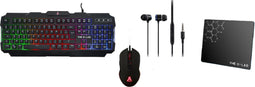 G-Lab Combo Helium - Gaming Pack - Toetsenbord met Achtergrondverlichting en 6 Anti-Ghosting Toetsen - Azerty FR