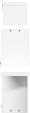 vidaXL - Wandschap - 104,5x10x43 - cm - bewerkt - hout - wit