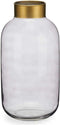 Vaas Grijs Gouden Glas 14,5 x 29,5 x 14,5 cm (6 Stuks)