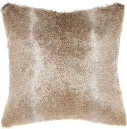 HORDEUM - Sierkussen set van 2 - Bruin - 45 x 45 cm - Acryl