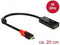Delock 63928 - DisplayPort naar USB-C adapter - 4K 60 Hz - Rood Zwart