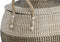 Basket spelset Home ESPRIT Wit Zwart Natuurlijk 45 x 45 x 48 cm (2 Onderdelen)