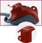 Klein Toys Bosch stofzuiger - 19x25x74 cm - realistische zuig en geluidseffecten - rood