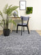 Drops Dark Grey Vloerkleed - 170x240 - Rechthoek - Laagpolig,Structuur Tapijt - Industrieel - Antraciet, Grijs