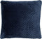 Dutch Decor ZICO - Sierkussen zigzag 45x45 cm Insignia Blue - blauw - superzacht - Inclusief binnenkussen
