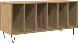 vidaXL - Recordkast - Oud - Hout - 100x38x48 - cm - Engineered - Hout