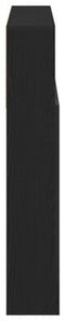 vidaXL - Hoofdbord - Kast - Zwart - Eiken - 180x19x103,5 - cm