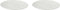 Palmer Bord coupe White Delight 16 cm Wit Porselein 2 stuks