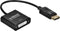 Savio CL-91 0.2m DisplayPort DVI Zwart video kabel adapter