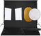 vidaXL - Fotostudioset - met - verlichtingsset, - achtergrond - en - reflector