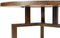 Liviza Salontafel Trape - Mangohout - Rond Bruin - 40 cm , 75 cm , 75 cm