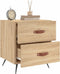 vidaXL - Nachtkastjes - 2 - st - 40x35x47,5 - cm - bewerkt - hout - sonoma - eikenkleur