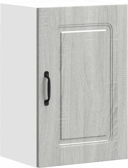 vidaXL - Keukenwandkast - Kalmar - bewerkt - hout - grijs - sonoma - eiken