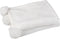 J-Line Plaid Pompom - fleece deken - polyester - wit - 170 x 130 cm - woonaccessoires