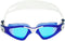 Aquasphere Kayenne - Zwembril - Volwassenen - Blue Titanium Mirrored Lens - Blauw/Wit