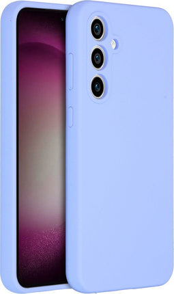 Accezz Samsung Galaxy S23 FE - Liquid Silicone Backcover - Schokabsorberend - Paars