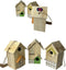 Synx Tools Vogelvoederhuisje Hout Vogelhuisje - Nestkastpakket - Vogelhuisje - Vogelartikelen - Vogels - Vogels accessoires - Vogelhuis