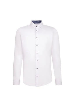 Seidensticker - Business Overhemd (Schwarze Rose) - Slim Fit - Strijkvrij - Wit - Maat 41