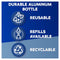 Head & Shoulders Classic Anti-Roos Shampoo – Gevulde Navulbare Aluminium Fles - 430 ml