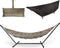 Headdemock Deluxe Hangmat met frame, kussens en regenhoes - Taupe