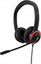 Headphones with Microphone V7 HU540E Black