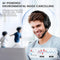 Headset met Microfoon en Noise Cancelling - Draadloos - Tot 30 meter verbinding