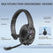 Headset met Microfoon en Noise Cancelling - Draadloos - Tot 30 meter verbinding
