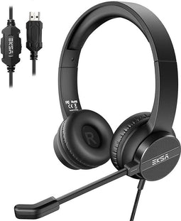 Headset met Microfoon en Noise Cancelling - Voor Werk en Gaming