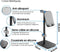 Headset stand - Headset houder 2-in-1 met smartphone houder, Aluminium - Headset standaard, Headset hanger - ACROPAQ