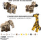 Nano Clics – Wildlife Builders 250 Piece Set – 5 in 1 Bouwblokken – SPEELGOED Gemaakt Van 100% RECYCLED Plastic – Speelgoed 8, 9, 10, 11, 12 jaar – Constructie Speelgoed