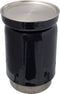 Hearthome & Living - Bijzettafel - Art Deco - Antraciet/Zilver - 31,5x31,5x46,5cm (LxBxH) - Metaal