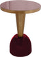 Hearthome & Living - Bijzettafel - Heidi - Roze/Goud - 40,5x40,5x56cm (LxBxH) - Metaal