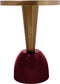 Hearthome & Living - Bijzettafel - Heidi - Roze/Goud - 40,5x40,5x56cm (LxBxH) - Metaal