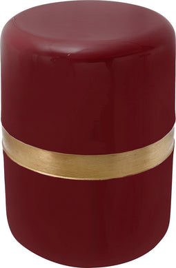 Hearthome & Living - Bijzettafel Matilda - Rood - 36x36x47cm (LxBxH)