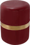 Hearthome & Living - Bijzettafel Matilda - Rood - 36x36x47cm (LxBxH)