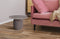 Hearthome & Living - Bijzettafel Mylene - Grijs/Zilver - 51x51x40.,cm (LxBxH)