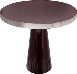 Hearthome & Living - Bijzettafel Nyah - Paars/Zilver - 51x51x47cm (LxBxH)