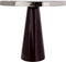 Hearthome & Living - Bijzettafel Nyah - Paars/Zilver - 51x51x47cm (LxBxH)