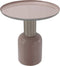 Hearthome & Living - Bijzettafel Philippa - Oud Roze/Zilver - 49,5x49,5x52cm (LxBxH)