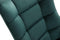 Hearthome & Living - Schommelstoel Bryana - Velours - Groen - 65x86x95cm - Belastbaar tot 180KG