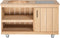 Heavenly Garden - Buitenkeuken - BBQ Tafel - Drum - Eikenhout - Afmetingen 150x76x87 (LxBxH)