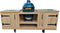 Heavenly Garden Buitenkeuken en Barbecue Tafel - Afmetingen (LxBxH) 232,5 x 86 x 87 cm - Bruin Eikenhout