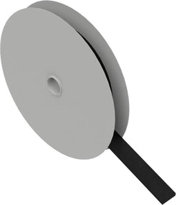 Hebotec 11-KE10002,5FRT Klittenband Om te bundelen Haak- en lusdeel (l x b) 2500 mm x 10 mm Zwart 2.5 m
