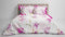 Heckett & Lane Adeel - Dekbedovertrek - Eenpersoons - 140x200/220 cm + 1 kussensloop 60x70 cm - Wild Pink