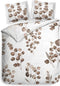 Heckett & Lane Alara Dekbedovertrek - Eenpersoons - 140x200/220 cm - Sage Taupe